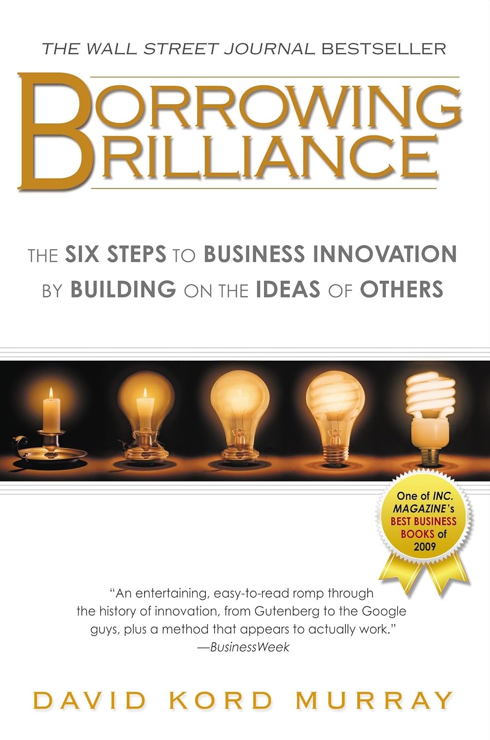 Borrowing Brilliance: The Six Steps to Business Innovation by Building on the Ideas of Others, by David Kord Murray